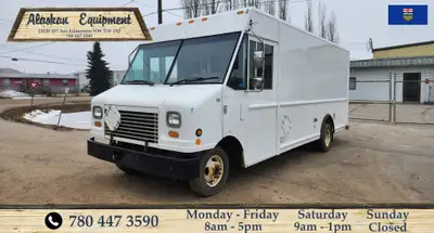 White, Trition 5.4L V8 Gas Engine, Automatic Transmission, Shelving, Remote door locks, 418,000 KM P...