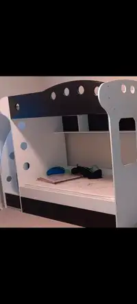 Bunk Bed with Storage ( Twin + Twin)