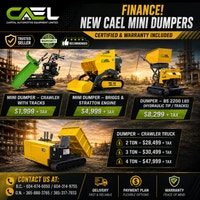 Finance Available! CAEL Electric & Gas Mini Dumpers – Built for Whitehorse Yukon Preview