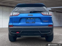 Conquer any terrain with this stunning 2022 Jeep Cherokee Trailhawk, finished in a captivating Hydro... (image 5)