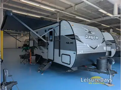 Jayco Jay Flight SLX travel trailer 211MB highlights: Front Murphy Bed 13' Power Awning Private Bath...