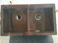 Stainless kitchen sink
