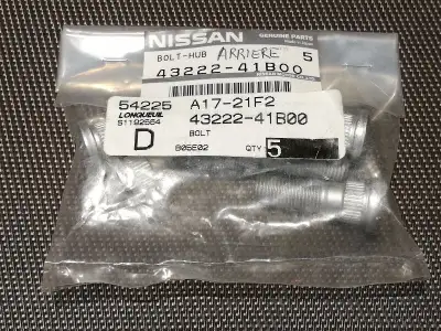 Pièces d'origine directement acheté de Nissan. Wheel Lug Stud L32 Standard Vis pour vos roues. Devra...
