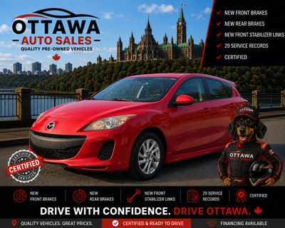 --NEW FRONT BRAKES--NEW REAR BRAKES--29 SERVICE RECORDS--CERTIFIED-- Just in is this very nice Mazda...