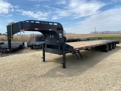 2026 Precision Gooseneck Trailer 29' deck + 5' beavertail Monster ramps w/ overcenter camlocks 3 - 1...
