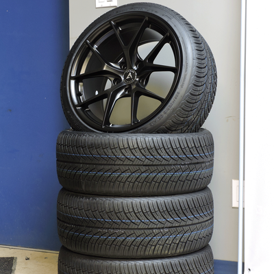 ARMED SNIPER MATTE BLACK WHEELS! **pictures of the wheels are installed with DIFFERENT SIZE tires -...