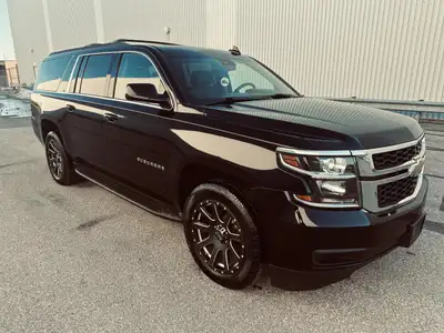 2017 Chevy Suburban LT Triple Black 8 Passengers 4WD powered by a strong 5.3 Litre V8 engine with 15...