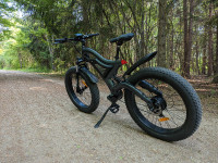New 1000W Fat Tire Mountain Ebike 47km/h Free Rear Rack