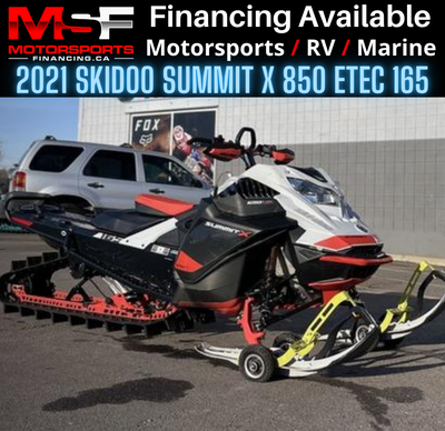 Welcome to Motorsports Financing - Kelowna! 2021 Skidoo Summit X 850 Etec 165