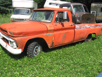 1964 GMC half ton pickup from the west.    Straight 6, 4 speed.