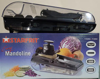 Brand New,Starfrit 4-Blades Easy Mandoline Slicer with Container