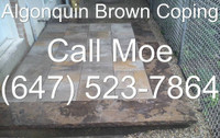 Algonquin Brown Rockface Coping Pool Coping Step Treads Slabs