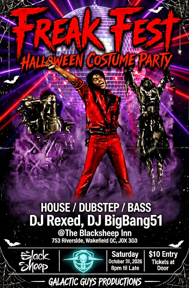 Wakefield Halloween Costume Party @ The Blacksheep Inn