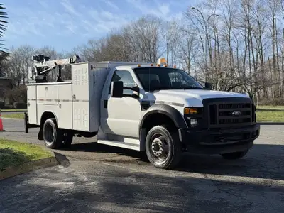 2009 Ford F-550 Powerstroke IMT Crane / Model 3203i 2,000 LB Capacity Storage Compartments Cruise Co...