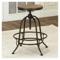 ABBEVILLE ADJUSTABLE HEIGHT SWIVEL BAR STOOL