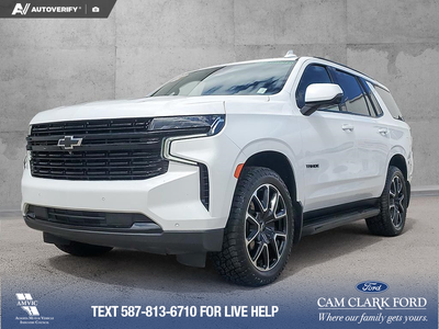 Thanks for viewing our Cam Clark Ford Inventory! 2023 Chevrolet Tahoe RST AWD – 6.2L V8 ???? Big V8...