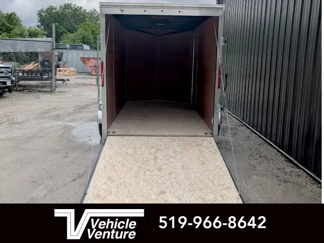 2025 WEBERLANE 6X12 ESTATE SERIES 6" X-HEIGHT RAMP DOOR WHITE in Cargo & Utility Trailers in Oakville / Halton Region - Image 7