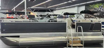 Welcome to Tru-North Yamaha RV & Marine This 20 foot Excursion is our transport pontoon that will as...