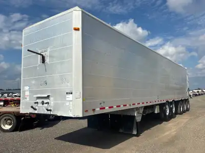 Two Units available. 2011 Titan 53 ft Long 5 Axle Moving Walking Floor Trailer Aluminum Frame Air Ri...