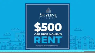 Building Description Promotions | $1000 off first month's rent for Military and Emergency Responders...