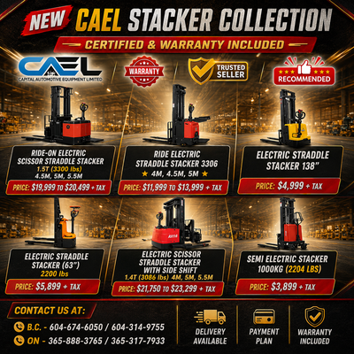 Finance! New CAEL Stacker Collection CERTFIED & WARRANTY INCLUDED 19,999 Explore Capital Auto Equipm...
