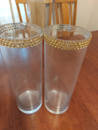 2 vases en verre pour décoration 514 242 1231