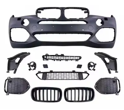 Upgrade your BMW X5 F15 2014-2018 to M Tech Style Look Front Bumper Conversion Fitment: BMW X5 F15 2...