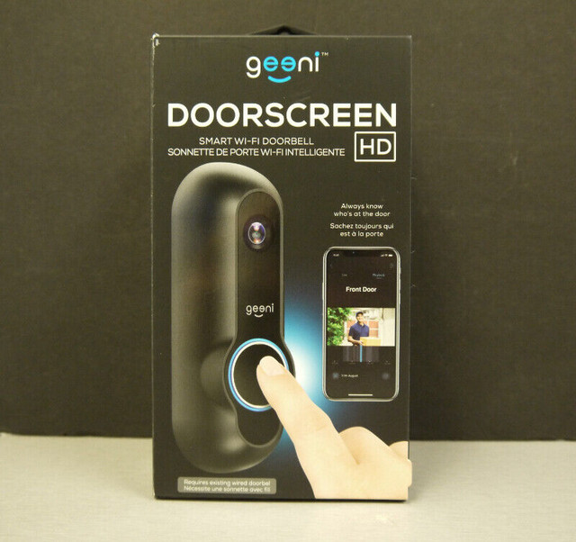Geeni Doorscreen Smart WiFi Doorbell - BRAND NEW in General Electronics in Oakville / Halton Region