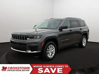 This 2025 Jeep Grand Cherokee L Laredo has the following options Cloth Seats, Power Sunroof, Remote...