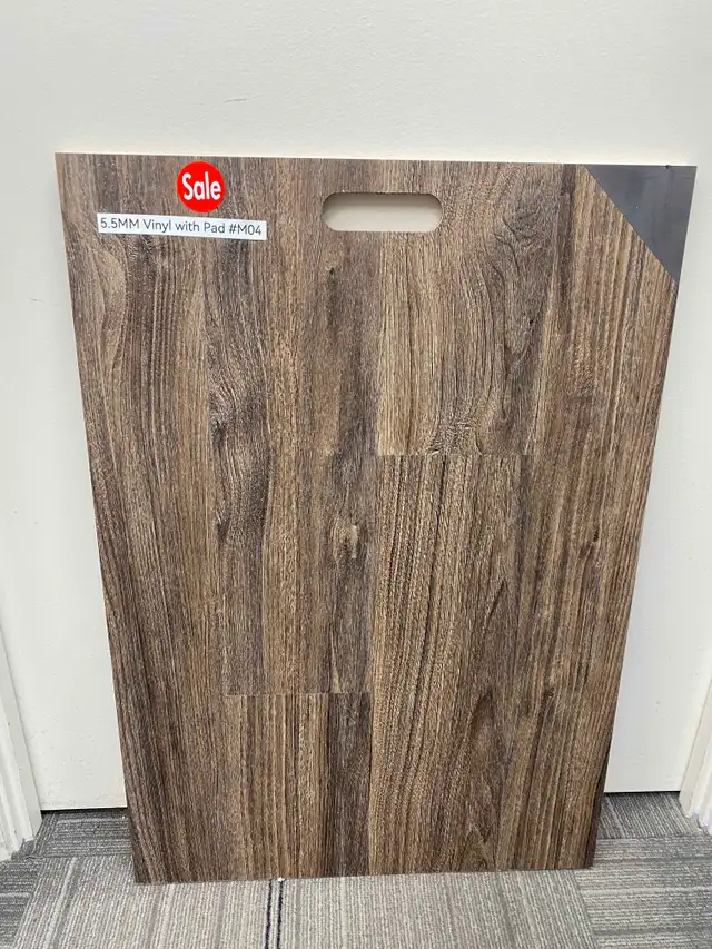 5.5MM Vinyl Flooring With Pad ($1.39/sqft)62863730104193122