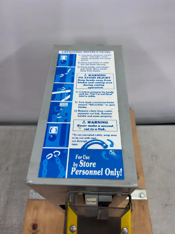 Coupe Chaine Cable Hydraulique Commercial 3/8" 1/2" Chain Cutter in Hand Tools in Drummondville - Image 5