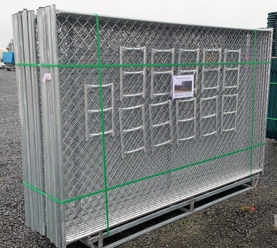 NEW CHAIN LINK 6FT X 10FT CONSTRUCTION ANIMAL FENCE PANEL 510623, View more