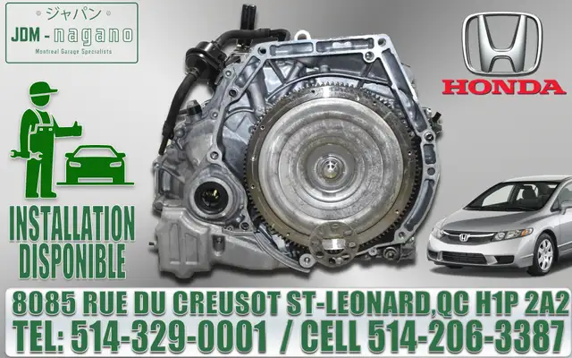 Nissan Sentra Nissan Versa Note Transmission CVT 1.6 1.8 4 cyl dans Transmission et train roulant dans Laval/Rive Nord - Image 9