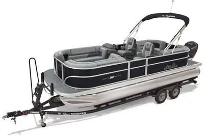 The All New Look 2026 Sun Tracker Party Barge 22 DLX - Best Pontoon Boat $78,995 -$5,000 [ Super Sum...