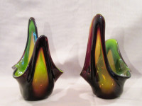 Pair of Mid-Century-Modern Cased Art Glass Decorative Vessels City of Montréal Greater Montréal Preview