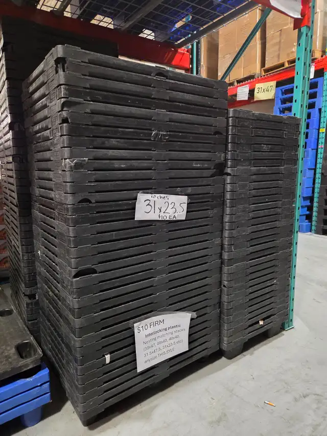 Good pallets for sale immediately, DRY gently used no broken wet in Storage & Organization in Mississauga / Peel Region - Image 5