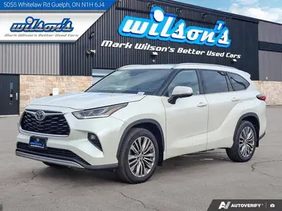 Check out this certified 2020 Toyota Highlander Platinum AWD | Leather | Pano Roof | 360 Camera | HU...