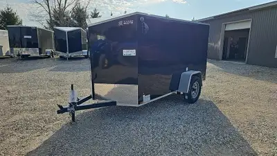 Width: 5' Length: 10' Height: 60in. GVWR: 1356KG/2989LBS Axle Type: Single Frame: Steel Tire Size: 1...
