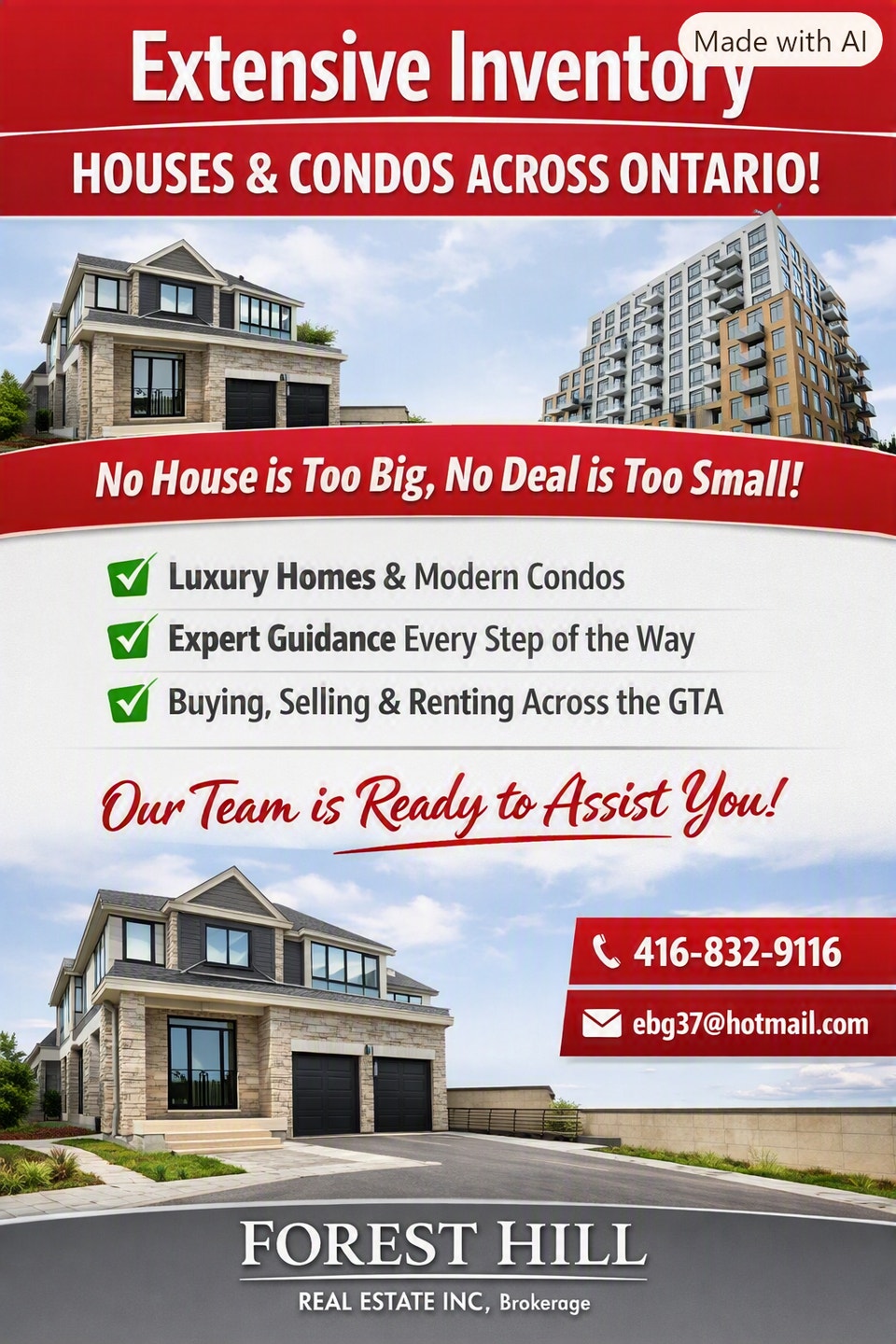 Barrie / Innisfil / Bradford – 2, 3 & 4 Bedroom Homes 1