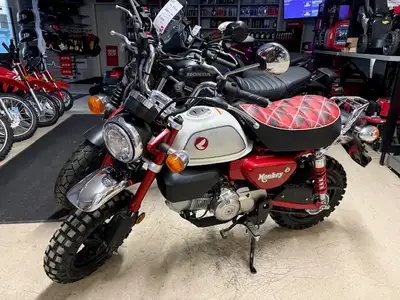 2024 Honda Monkey Z125 Last one Includes OEM Honda rear rack dual sport Mobber tires $5999 plus tax...