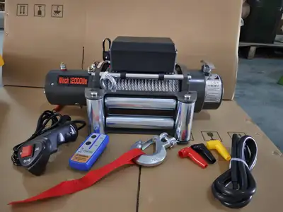 12,000 lb Electric Winch 12V, 6.6HP, Wireless Remote, 3-Stage Gear K12000 Compare at: $599.95 SALE:...