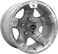 17x8 5-127 / 5-5.0 Silver Aluminum Jeep Wheels