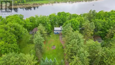 Moira River waterfront home or 4 season getaway. This 4 bedroom stunner has been all updated in the...