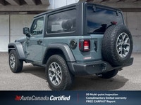 The striking Anvil exterior of this 2024 Jeep Wrangler Sport S Convertible sets it apart, a fresh tr... (image 4)