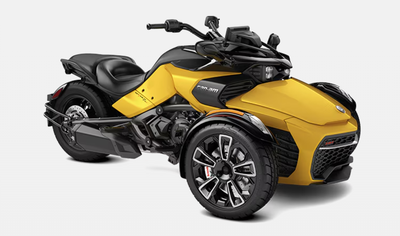 2026 Can-Am Spyder F3-S – Circuit Yellow Metallic Bold, muscular, and built for an exhilarating ride...