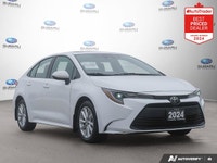 White 2024 Toyota Corolla LE SUNROOF | ALLOYS | WIRELESS CHARGING FWD CVT 2.0L 4-Cylinder 16V DOHC A... (image 1)