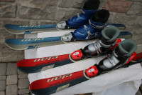 junior ski set skis bindings boots 110 100 cm bindings boots US
