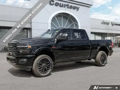 6.7L CUMMINS TURBOCHARGED DEISEL ENGINE, 3.42 AXLE RATIO, POWER SUNROOF, INSTRUMENT PANEL-MOUNTED AU...
