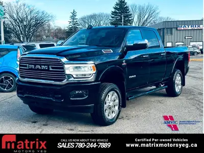 The 2022 Ram 2500 Laramie 4x4 Crew Cab with a 6'4in. box is a heavy-duty truck featuring a 6.4L V8 e...