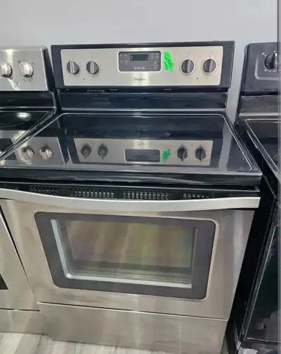 Whirlpool 30" Stainless Steel Electric Ceramic Top Stove Oven, View more